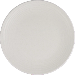 10.5"Stripe frosted round dish