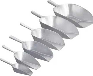 כף מזון שטוחה אלומניום 12OZ